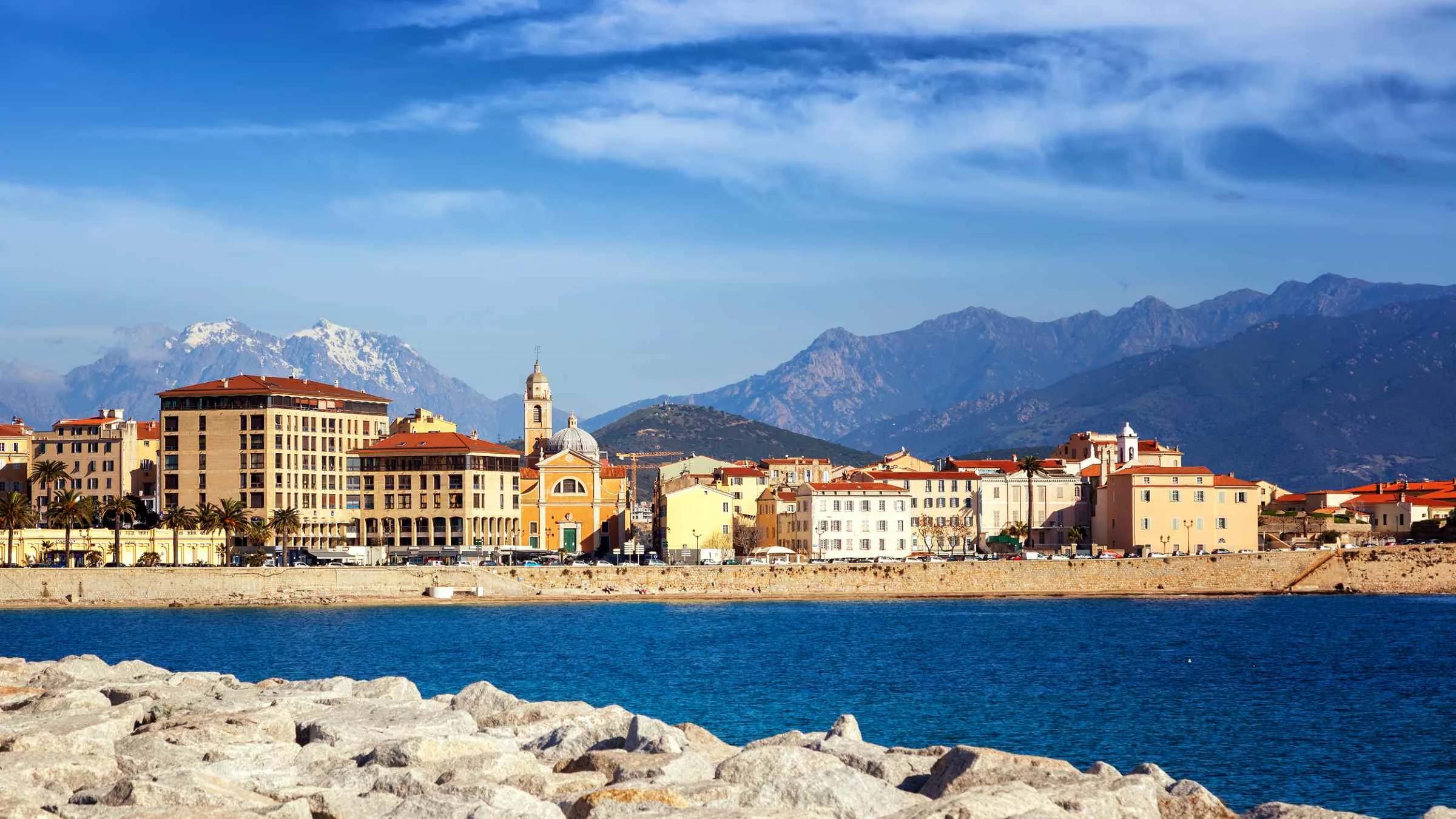 Vue du golfe d’Ajaccio, en Corse