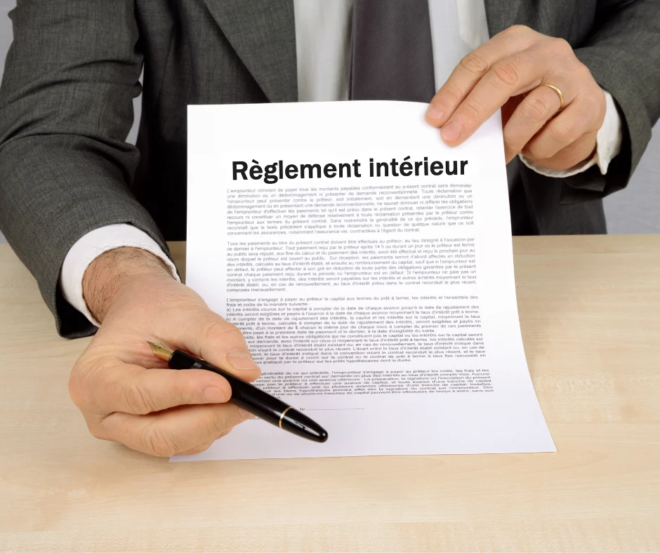 reglement interieur