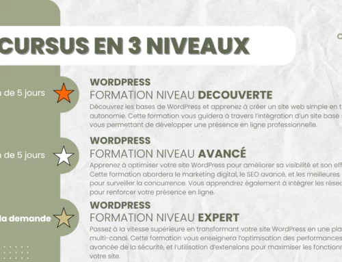 Formation WordPress Avancé à Ajaccio éligible Qualiopi